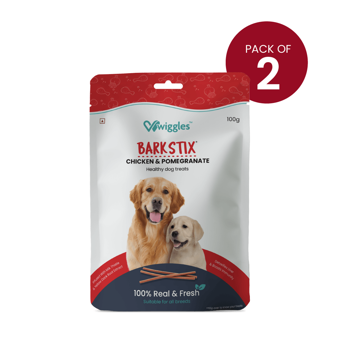 Barkstix Dog Treats for Training Adult & Puppies, (Chicken & Pomegranate)