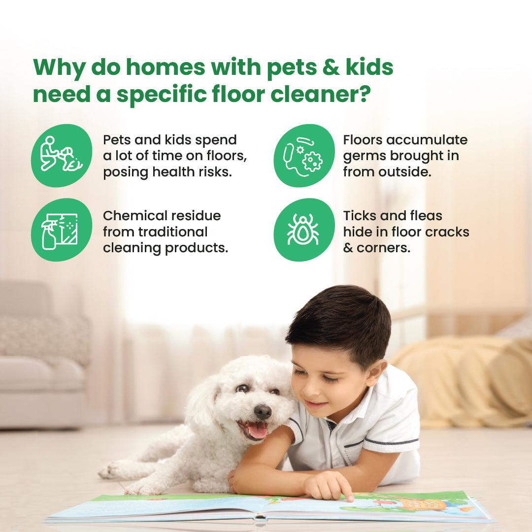 Wiggles Sterlo Floor Cleaner with Tulsi, Neem & Chamomile -5L