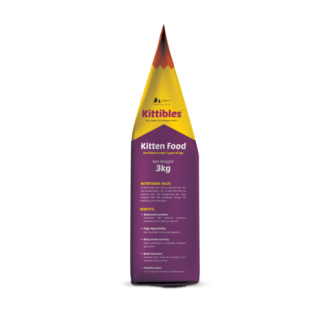 Kittibles Kitten Dry Cat Food - Tuna Fish, Ashwagandha