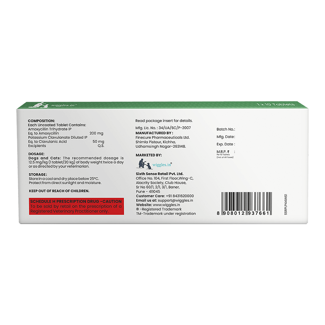 WIGCLAV™ 250 MG (10 TAB)