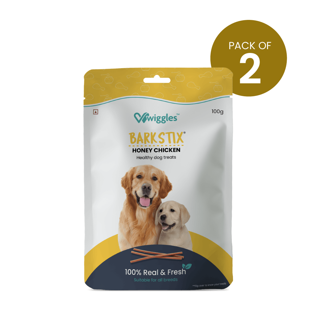 Barkstix Dog Treats for Training Adult & Puppies, (Honey Chicken) - Wiggles.in