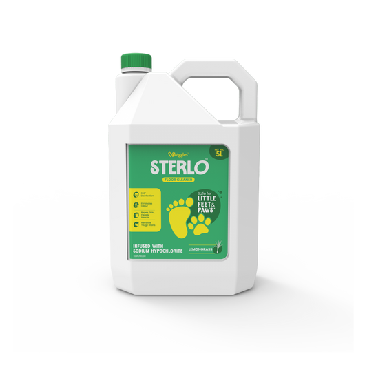 Wiggles Sterlo Floor Cleaner with Tulsi, Neem & Chamomile -5L