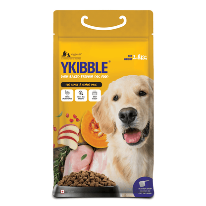 Ykibble Adult Dry Dog Food - Oven Baked Nutritionally Balanced - Chicken & Vegetables - Wiggles