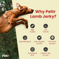 Pettr Farmland Meat Lamb Jerky for Dogs Puppy, 80g - Boneless Lamb, Turmeric & Rosemary Extract