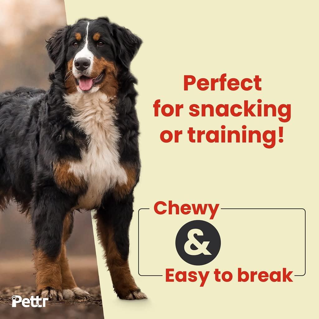 Pettr Farmland Meat Lamb Jerky for Dogs Puppy, 80g - Boneless Lamb, Turmeric & Rosemary Extract