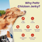 Pettr Farmland Meat Chicken Jerky for Dogs Puppy, 80g - Chicken Breast, Turmeric & Rosemary Extract