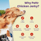 Pettr Farmland Meat Chicken Jerky for Dogs Puppy, 80g - Chicken Breast, Turmeric & Rosemary Extract - Wiggles.in