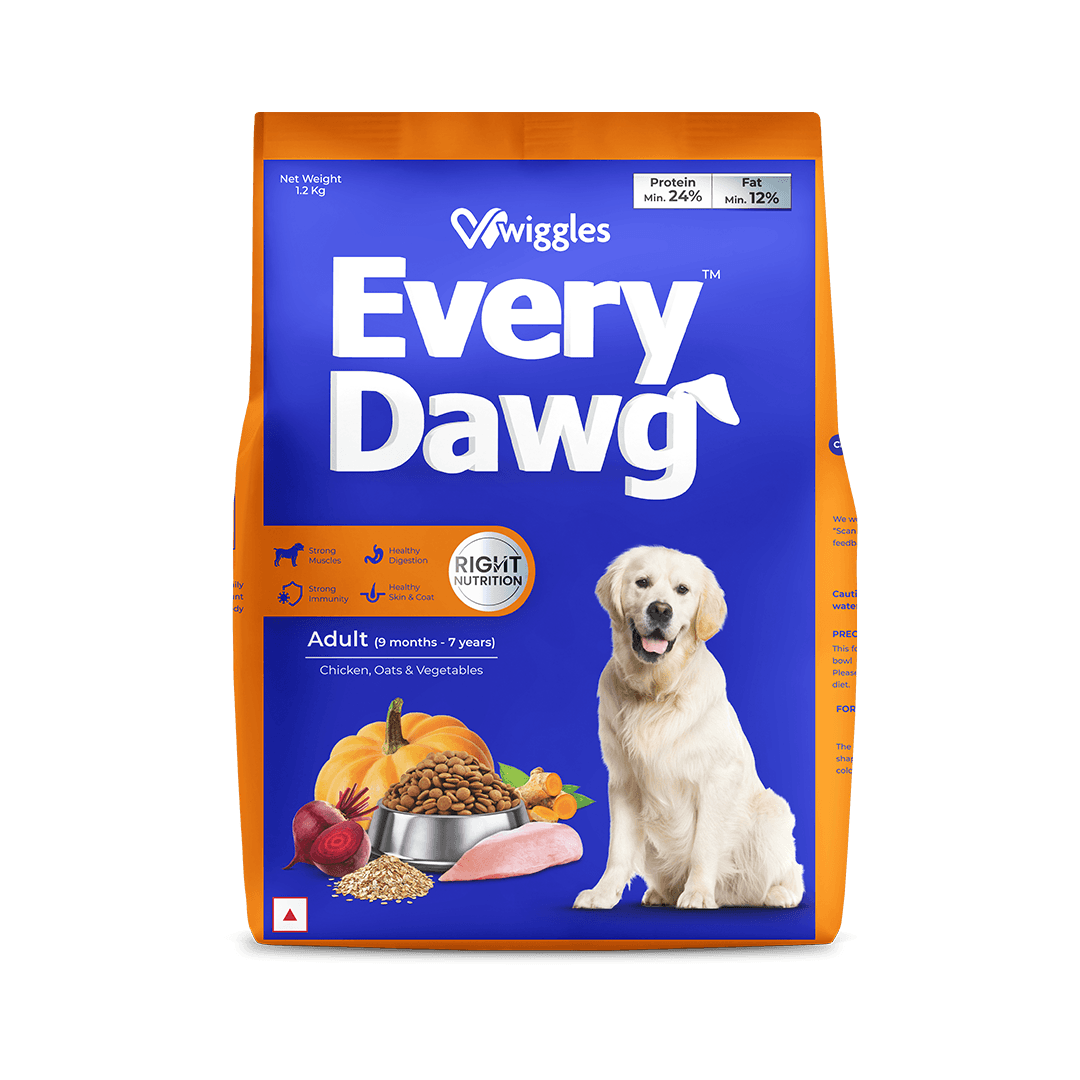 EveryDawg Adult Dry Dog Food - Chicken, Oats & Vegetables, 1.2kg