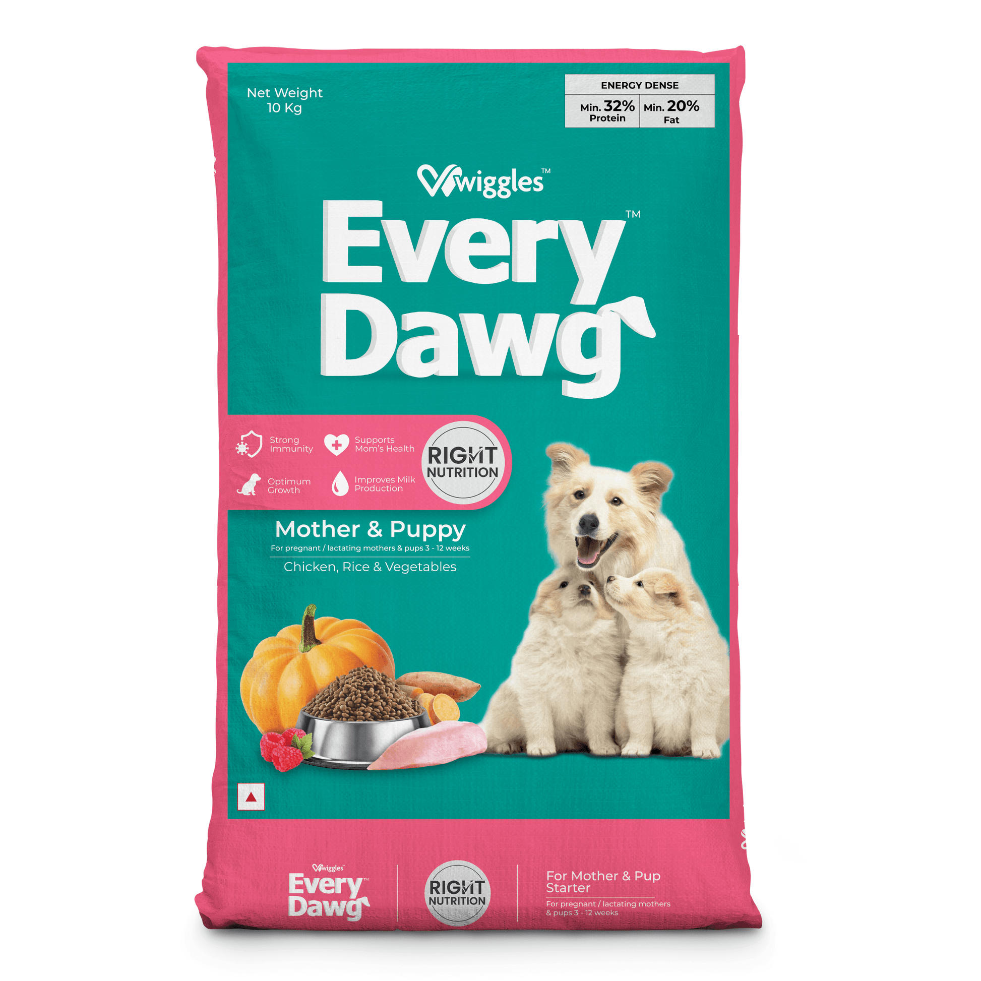 EveryDawg Mother & Puppy Starter Dry Dog Food - Wiggles.in