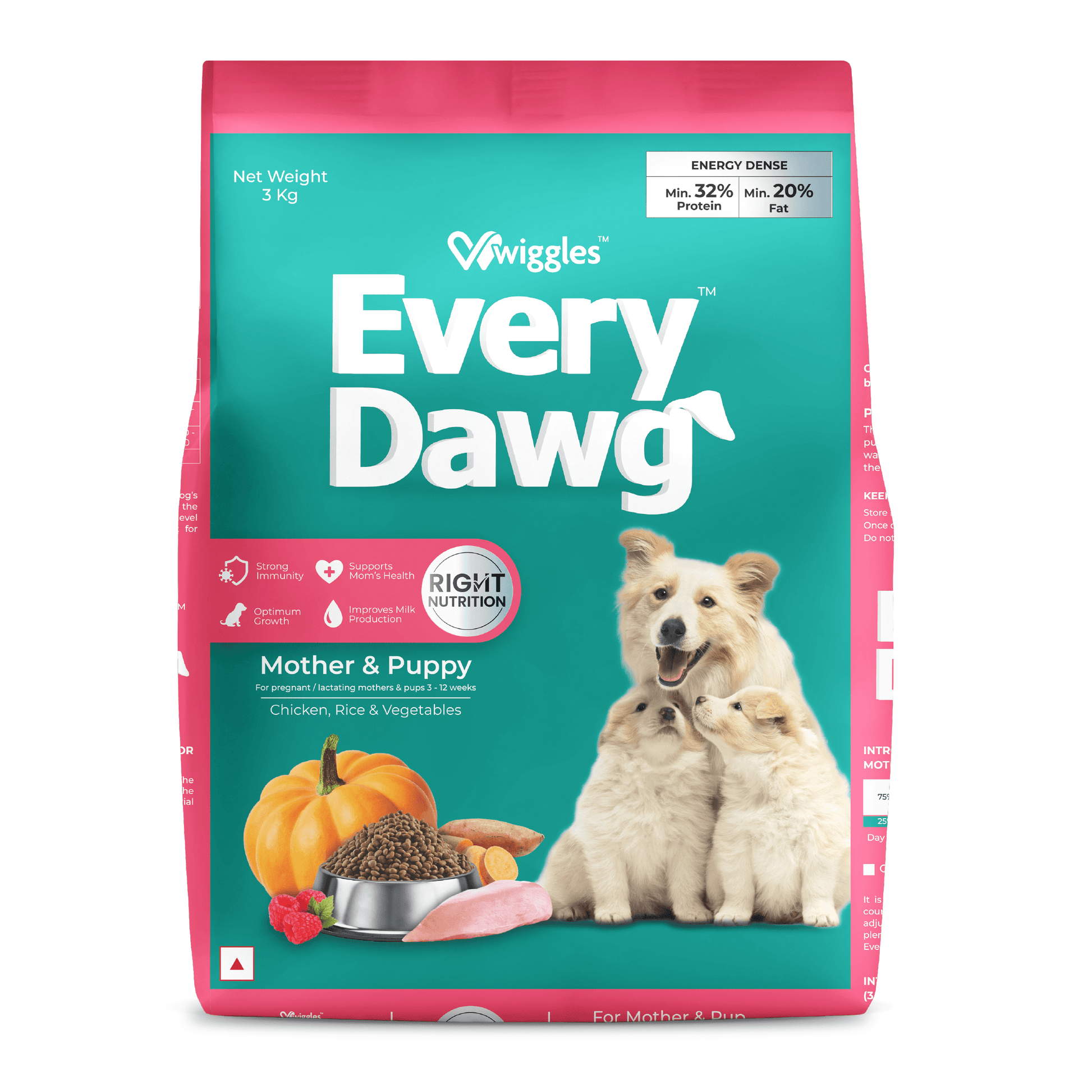 EveryDawg Mother & Puppy Starter Dry Dog Food - Wiggles.in