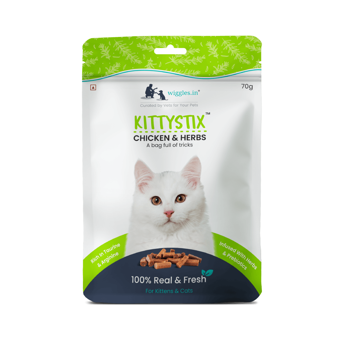 Kittystix Cat Treats for Kittens Kitty Soft (Chicken & Herbs) - Wiggles.in